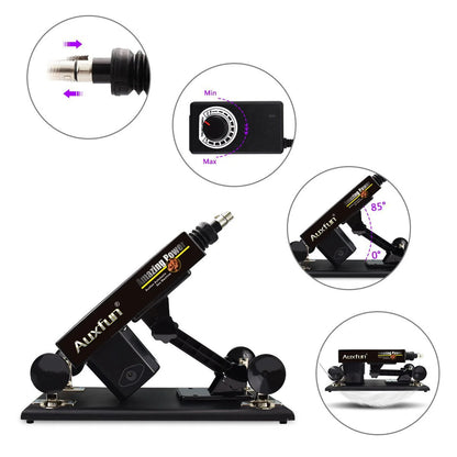 Auxfun® Basic Sexmaschine Paket Brooklyn Für ihn und sie