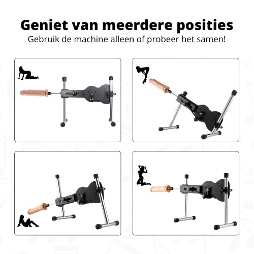 Einzigartige Ukulele Sexmaschine – Verstellbar, Leistungsstark & 3 Aufsätze