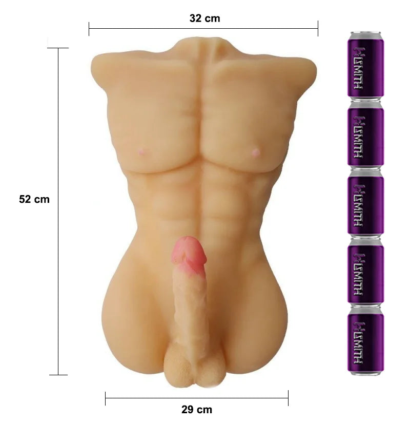 Männliche Sexpuppe George – Hochwertige männliche Sexpuppe mit anatomisch korrekten Details und realistischer Haut