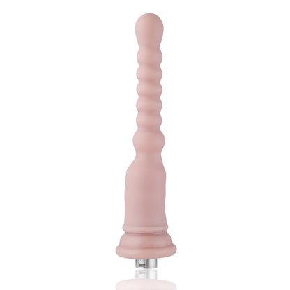 Anal Dildo 3XLR für Auxfun Basic Sexmaschine Beige 21 cm