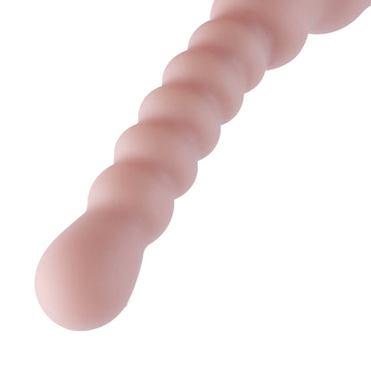 Anal Dildo 3XLR für Auxfun Basic Sexmaschine Beige 21 cm