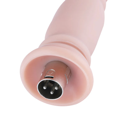 Anal Dildo 3XLR für Auxfun Basic Sexmaschine Beige 20 cm