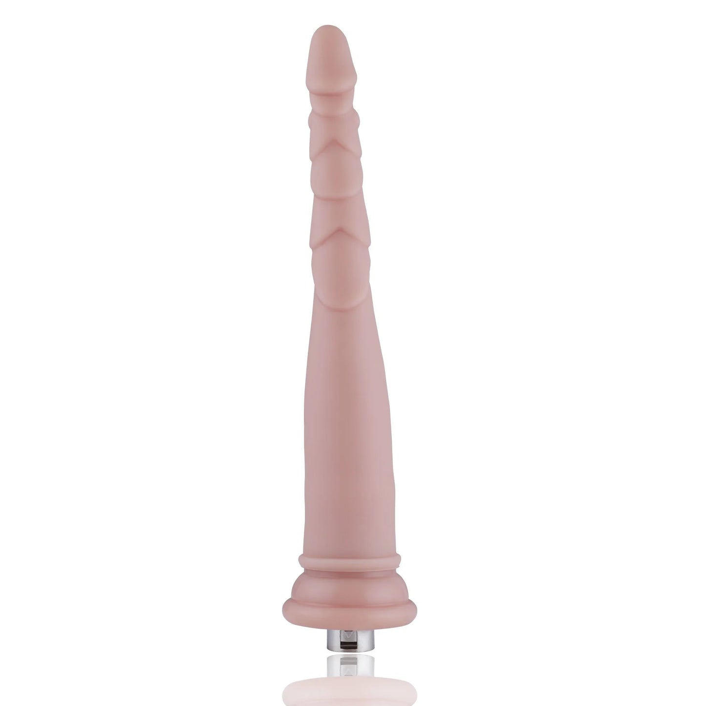 Anal Dildo 3XLR für Auxfun Basic Sexmaschine Beige 23,5 cm