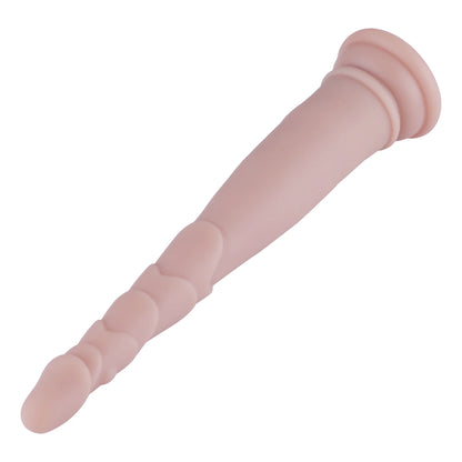 Anal Dildo 3XLR für Auxfun Basic Sexmaschine Beige 23,5 cm