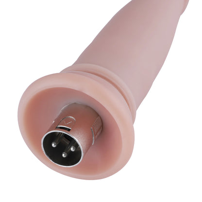 Anal Dildo 3XLR für Auxfun Basic Sexmaschine Beige 23,5 cm
