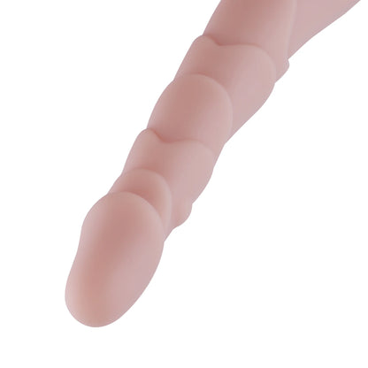 Anal Dildo 3XLR für Auxfun Basic Sexmaschine Beige 23,5 cm