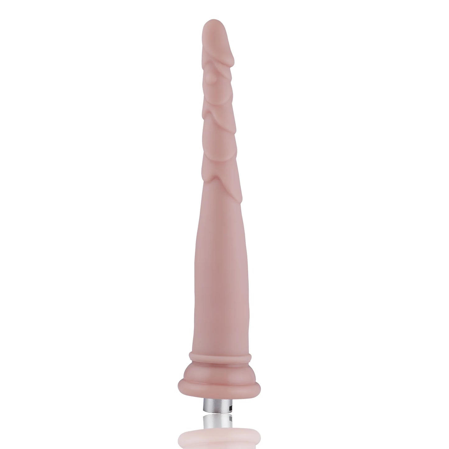 Anal Dildo 3XLR für Auxfun Basic Sexmaschine Beige 23,5 cm