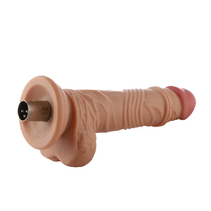 Dildo 3XLR für die Auxfun Basic Sexmaschine Beige