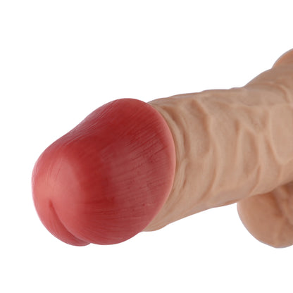 Dildo 3XLR für die Auxfun Basic Sexmaschine Beige 22 cm Extra Dick