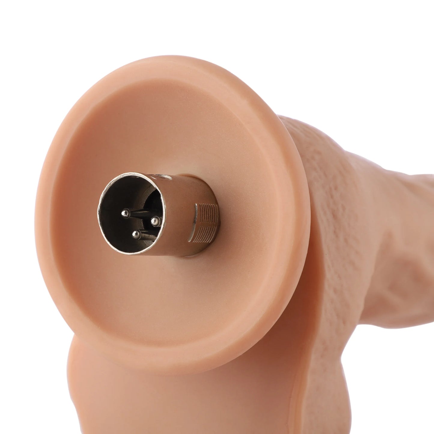 Dildo 3XLR für Auxfun Basic Sexmaschine Beige 24 cm