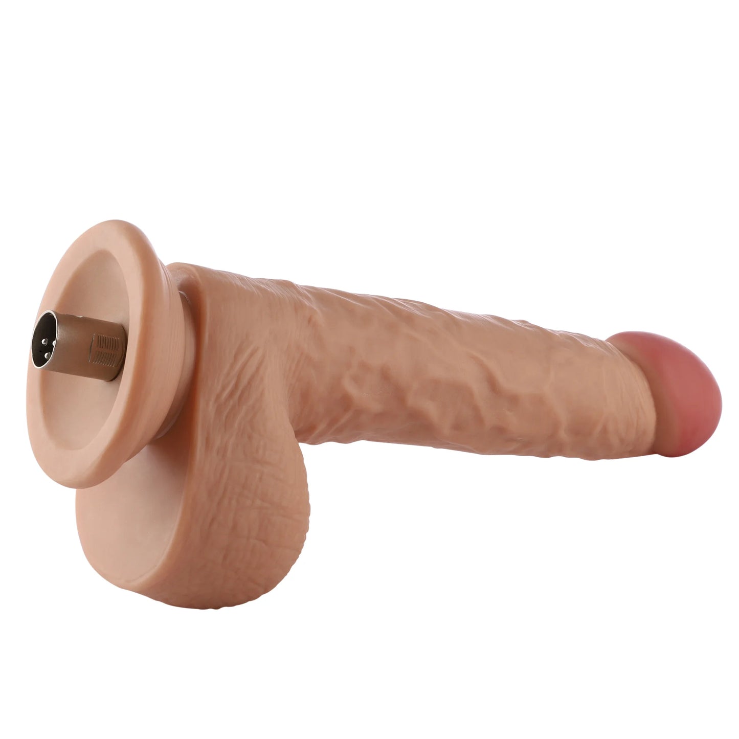 Dildo 3XLR für Auxfun Basic Sexmaschine Beige 25,5 cm