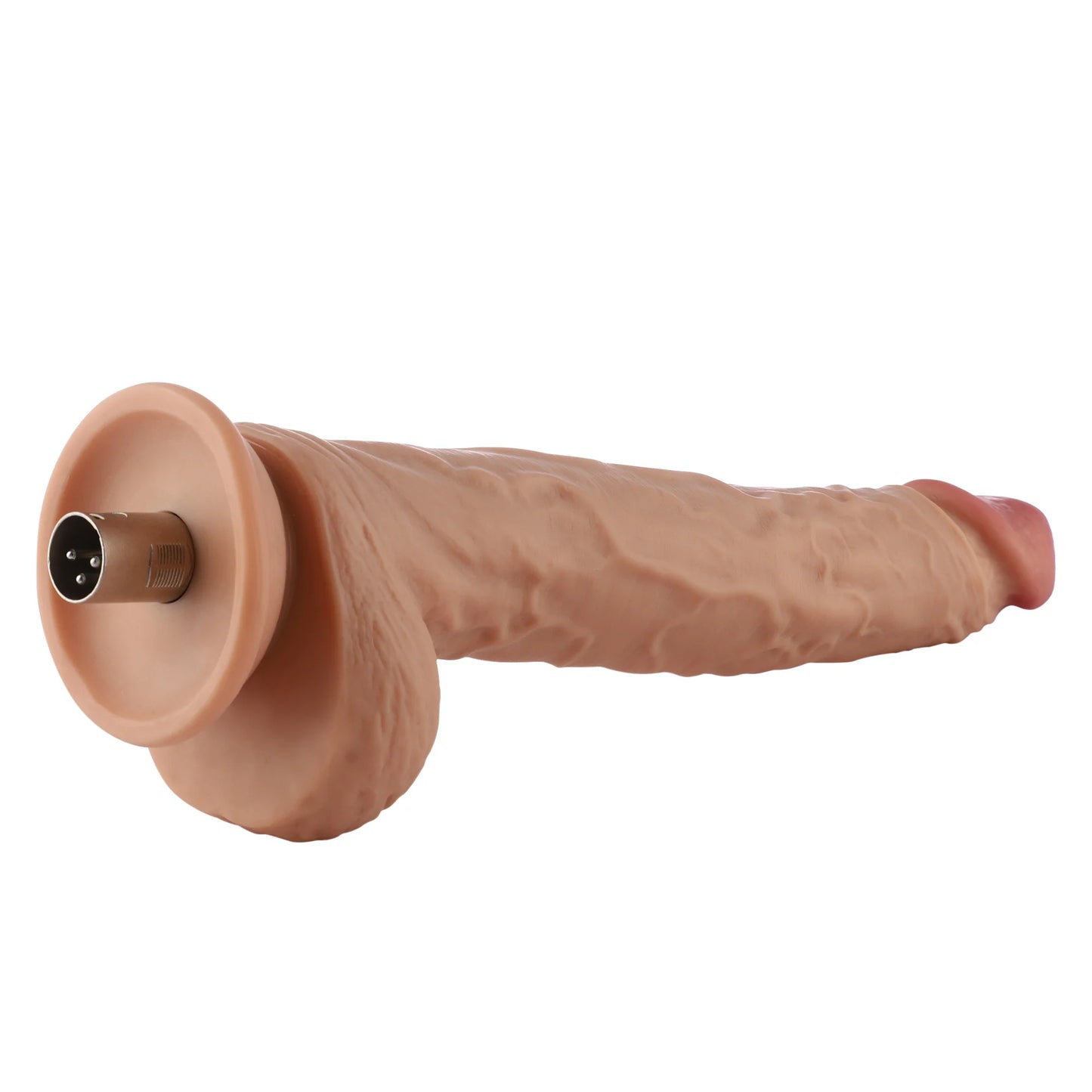 Dildo 3XLR für Auxfun Basic Sexmaschine Beige 26,5 cm