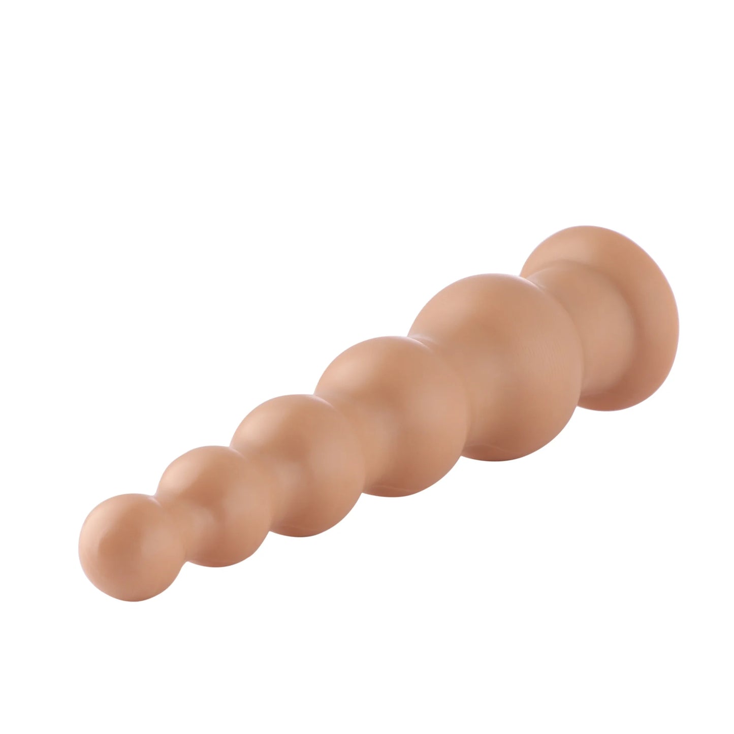 Rippendildo 3XLR für Auxfun Basic Sexmaschine Beige 21 cm