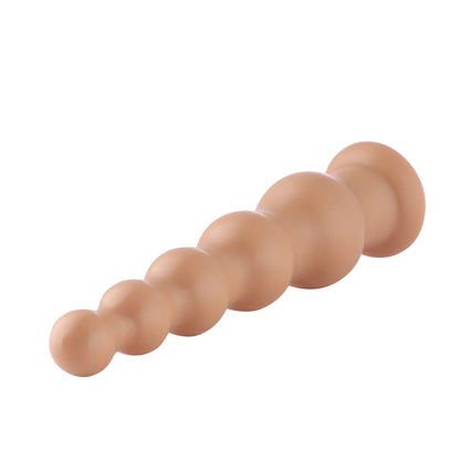 Rippendildo 3XLR für Auxfun Basic Sexmaschine Beige 21 cm