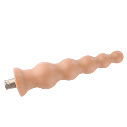 Rippendildo 3XLR für Auxfun Basic Sexmaschine Beige 21 cm