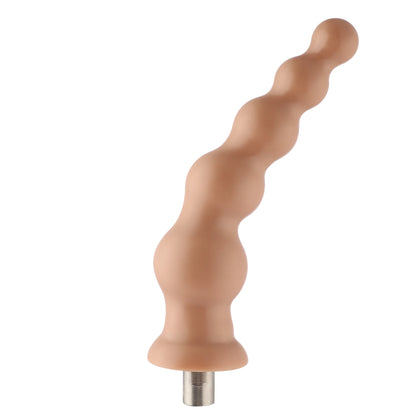 Rippendildo 3XLR für Auxfun Basic Sexmaschine Beige 21 cm