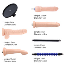Auxfun® Basic Sexmaschine - Paket Lorenzo mit Dildos und Zubehör
