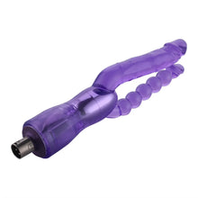 Doppelrippiger 3XLR Dildo für Auxfun Basic Sexmaschine 23 cm