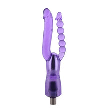 Doppelrippiger 3XLR Dildo für Auxfun Basic Sexmaschine 23 cm
