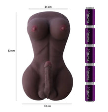 Shemale Sex Puppe Mercedes – Lebensechte Shemale Sex Puppe mit natürlicher Hauttextur und weichen Öffnungen