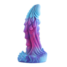 26 cm blauer vibrierender Dildo mit Saugnapf, 10 Vibrationsmodi, Fernbedienung | Hohe Qualität.