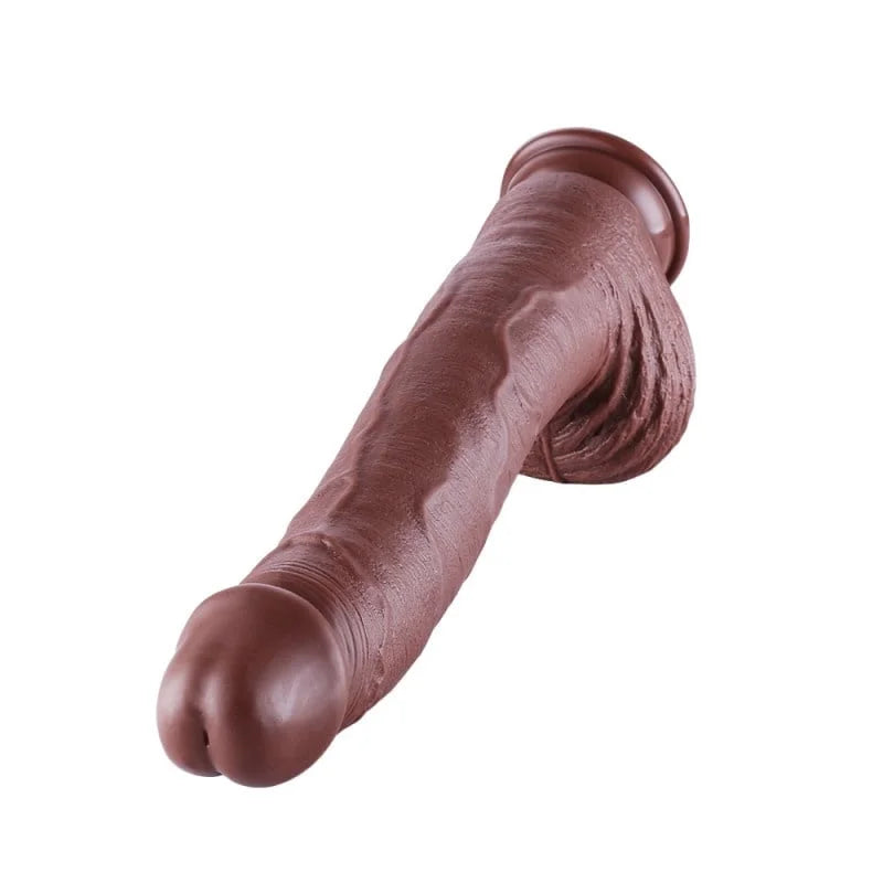 BrownZilla Mega XXL 31 cm Saugnapf-Dildo - Ultimative Stimulation & Hände-freier Genuss für.