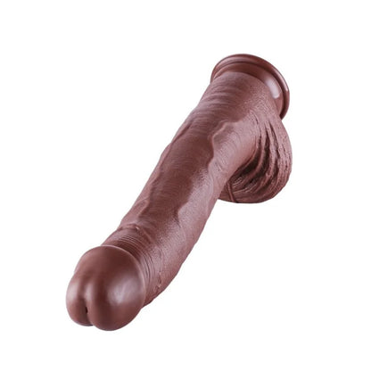 BrownZilla Mega XXL 31 cm Saugnapf-Dildo - Ultimative Stimulation & Hände-freier Genuss für.