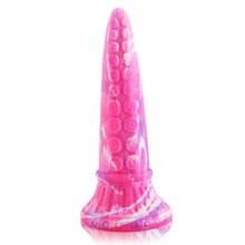 Fantasy Tentacle Saugnapf Dildo 25 cm - Premium Silikon, G-Punkt & P-Punkt Stimulation &.