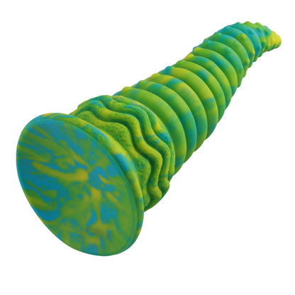 24 cm Leuchtende Silikon Anal Saugnapf Dildo - Realistisches Design für freihändige Freude