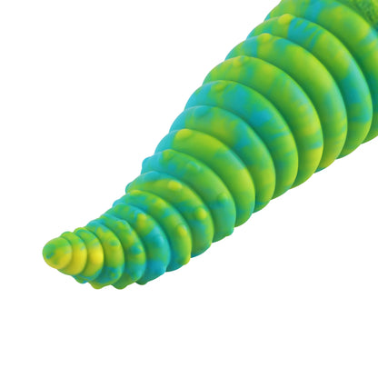 24 cm Leuchtende Silikon Anal Saugnapf Dildo - Realistisches Design für freihändige Freude