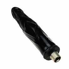 Schwarzer Dildo 17 CM mit 3XLR-Anschluss für Auxfun Basic Sexmaschine