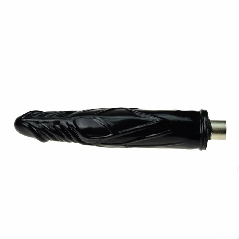 Schwarzer Dildo 17 CM mit 3XLR-Anschluss für Auxfun Basic Sexmaschine