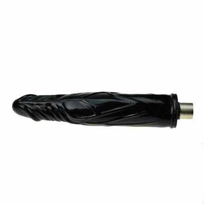 Schwarzer Dildo 17 CM mit 3XLR-Anschluss für Auxfun Basic Sexmaschine